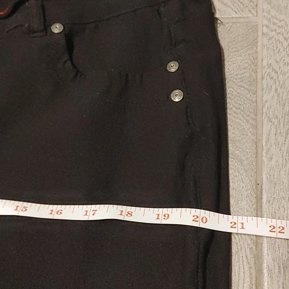 Sabrina Lauren Pants Women's 20 Wide Black Stretch Denim - Picture 8 of 8